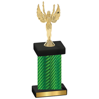 Single Green Carbon Fiber Victory Trophy