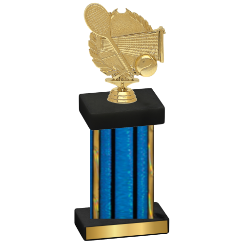 Single Blue Glacier Tennis Trophy