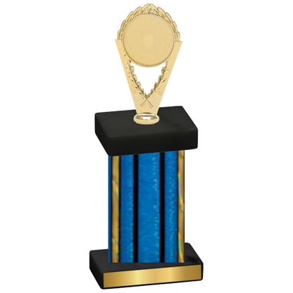 Single Blue Glacier Insert Trophy