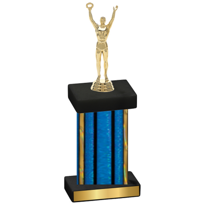 Single Blue Glacier Victory Trophy