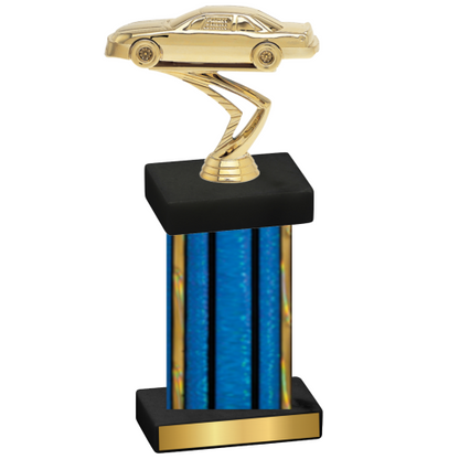 Single Blue Glacier Cars Trophy