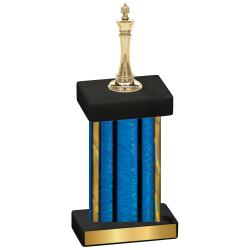 Single Blue Glacier Chess Trophy