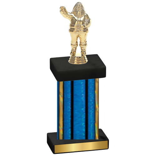 Single Blue Glacier Holiday Trophy