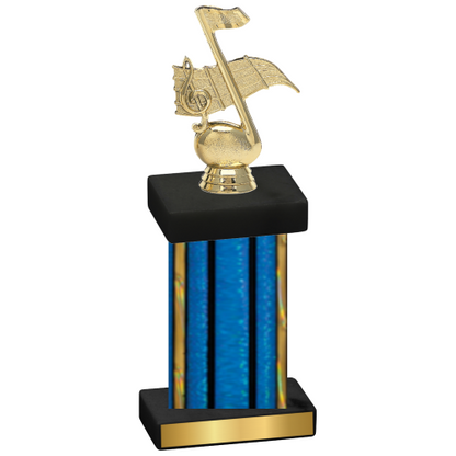 Single Blue Glacier Music Trophy