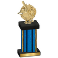 Single Blue Glacier Baseball Trophy