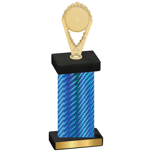 Single Blue Carbon Fiber Insert Trophy