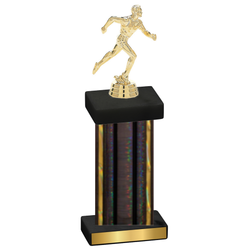 Single Black Glacier Running Trophy