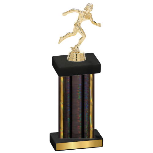 Single Black Glacier Running Trophy