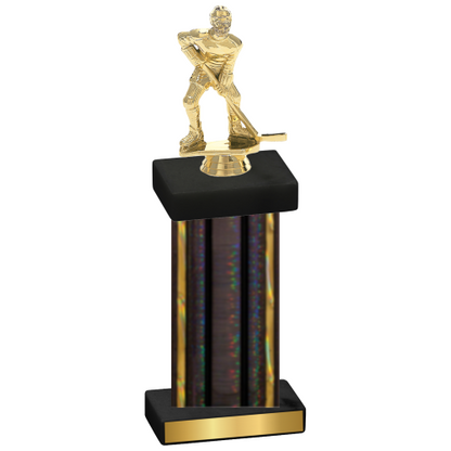 Single Black Glacier Hockey Trophy