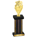 Single Black Glacier Pickleball Trophy