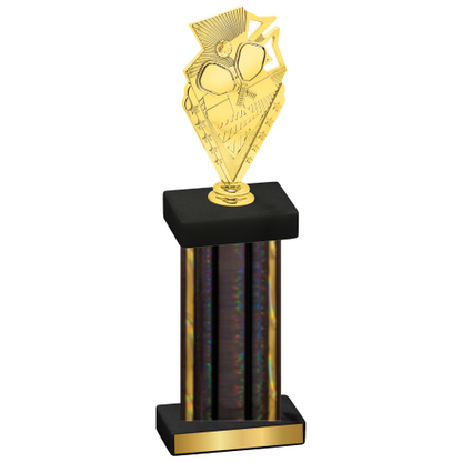 Single Black Glacier Pickleball Trophy