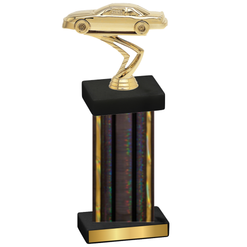 Single Black Glacier Cars Trophy