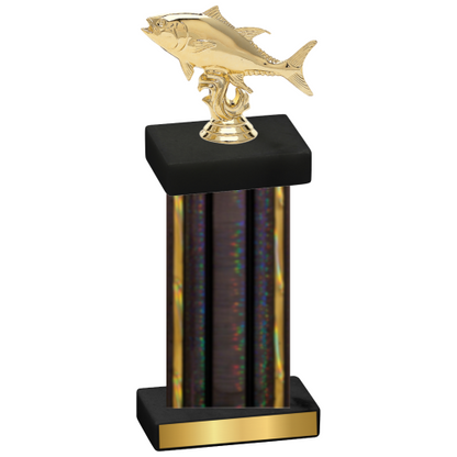 Single Black Glacier Fishing Trophy