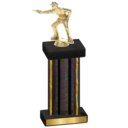 Single Black Glacier Shooter Trophy