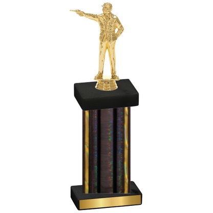 Single Black Glacier Shooter Trophy