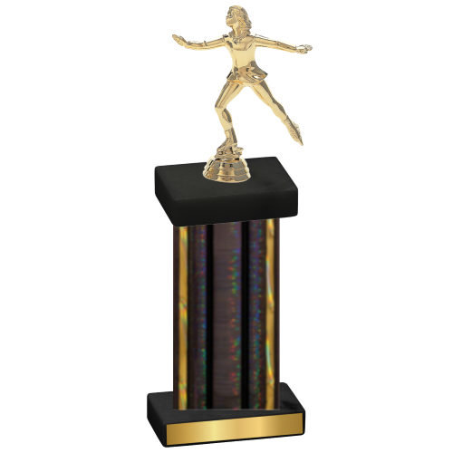 Single Black Glacier Skater Trophy