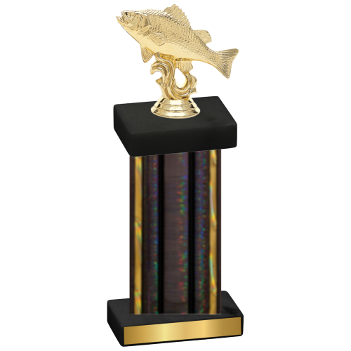 Single Black Glacier Fishing Trophy