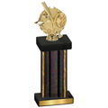 Single Black Glacier Baseball Trophy