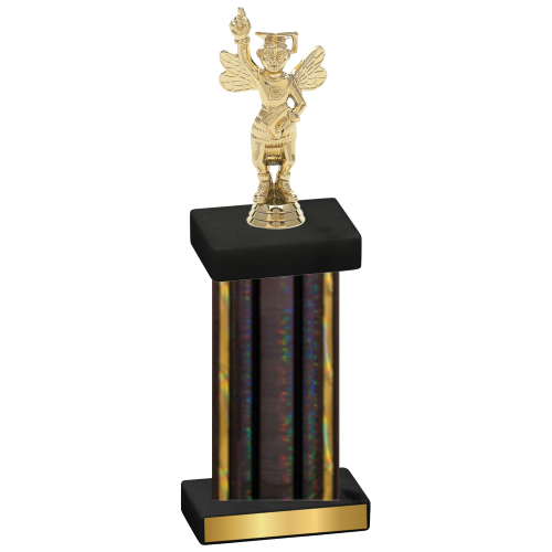 Single Black Glacier Academics Trophy