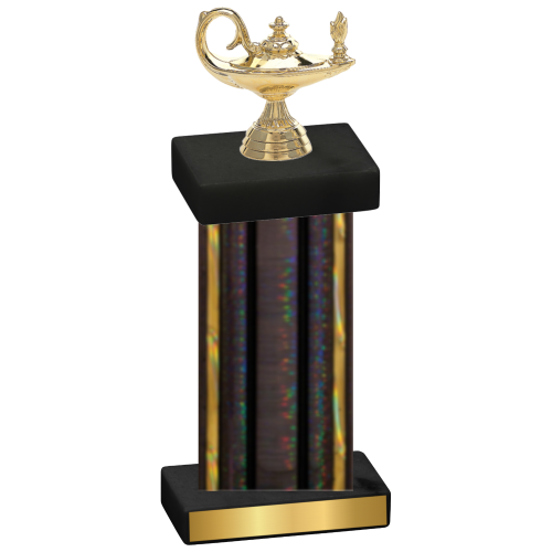 Single Black Glacier Academics Trophy