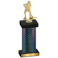 Single Black Carbon Fiber Hockey Trophy