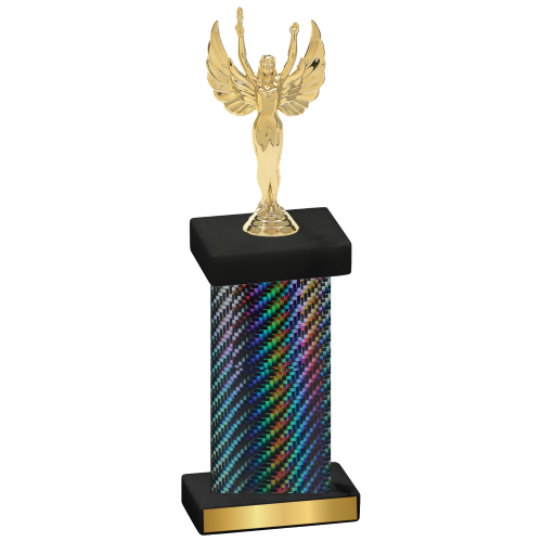 Single Black Carbon Fiber Victory Trophy