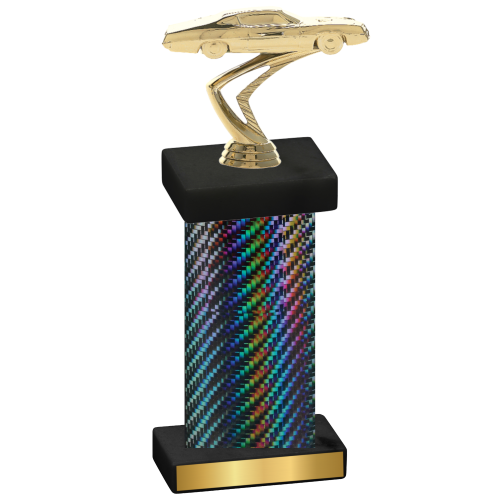 Single Black Carbon Fiber Cars Trophy