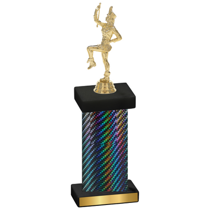 Single Black Carbon Fiber Majorette Trophy