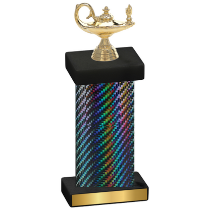 Single Black Carbon Fiber Academics Trophy