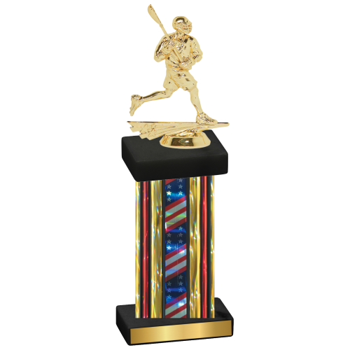 Single Flag USA Lacrosse Trophy