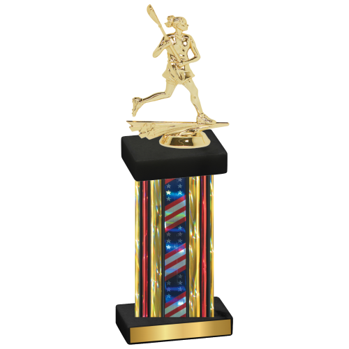 Single Flag USA Lacrosse Trophy