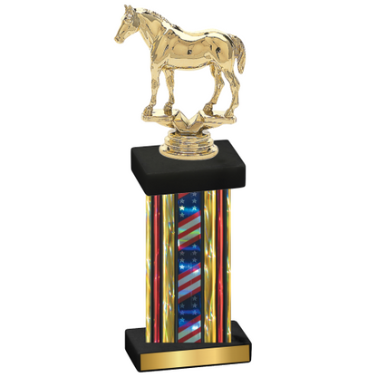 Single Flag USA Horses Trophy