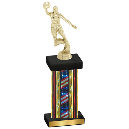 Single Flag USA Basketball Trophy