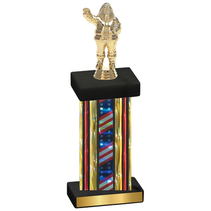 Single Flag USA Holiday Trophy