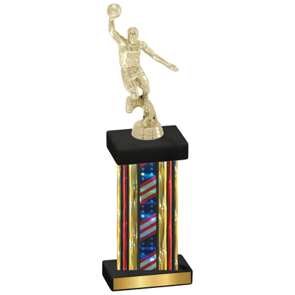 Single Flag USA Basketball Trophy