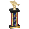 Single Flag USA Fishing Trophy