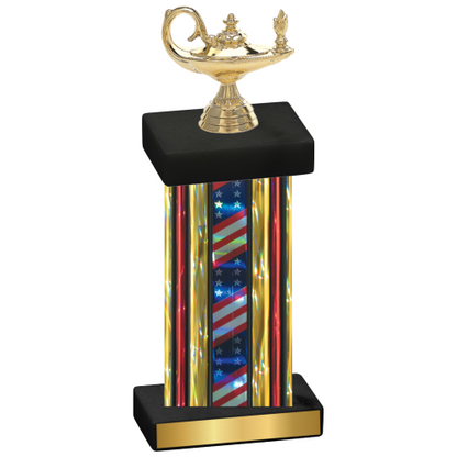 Single Flag USA Academics Trophy