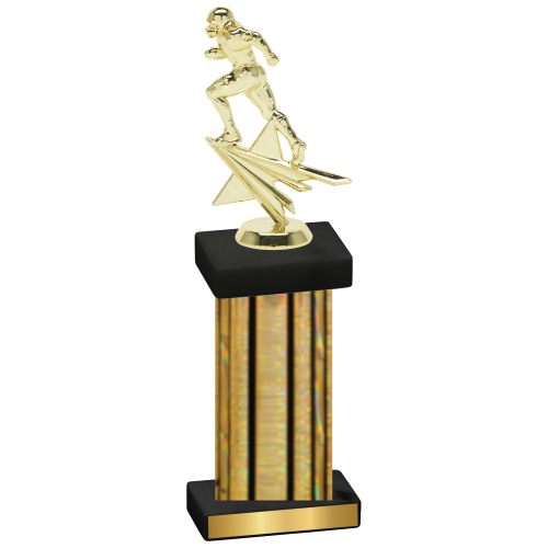 Single Gold Glacier Football Trophy