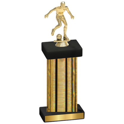 Single Gold Glacier Soccer Trophy