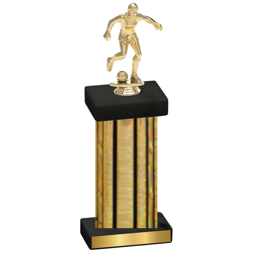 Single Gold Glacier Soccer Trophy