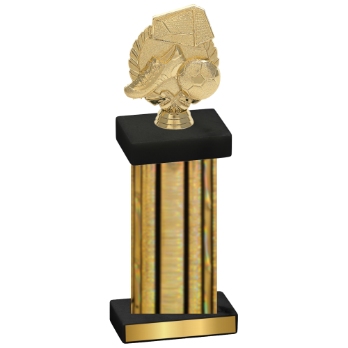 Single Gold Glacier Soccer Trophy