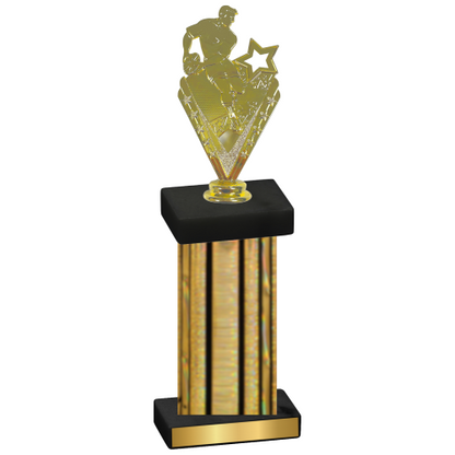 Single Gold Glacier Rugby Trophy