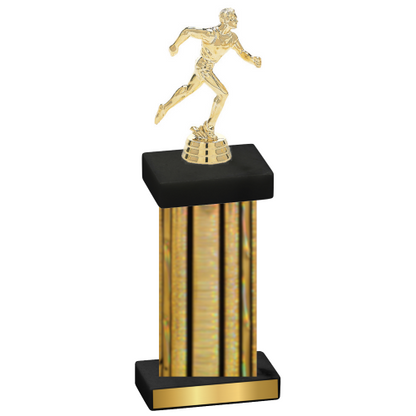 Single Gold Glacier Running Trophy