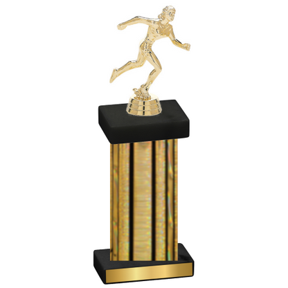 Single Gold Glacier Running Trophy