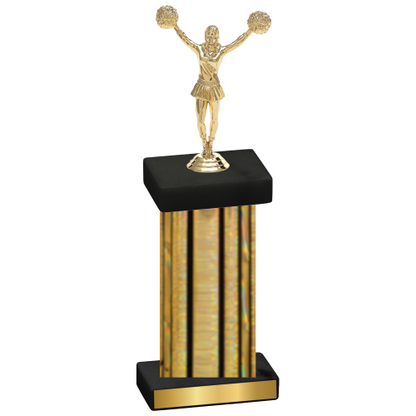 Single Gold Glacier Cheerleading Trophy