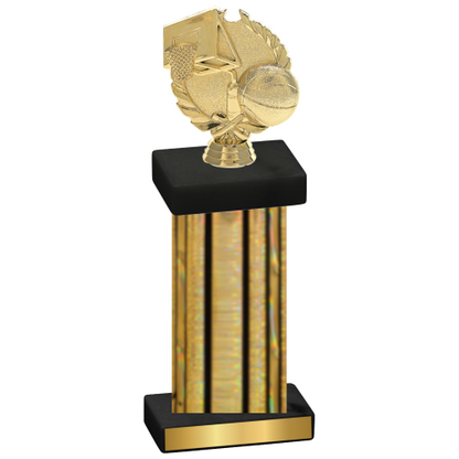 Single Gold Glacier Basketball Trophy