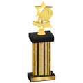 Single Gold Glacier Pickleball Trophy