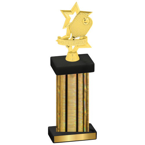 Single Gold Glacier Pickleball Trophy