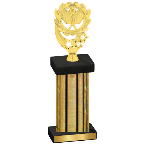 Single Gold Glacier Pickleball Trophy