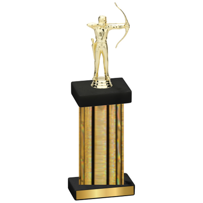 Single Gold Glacier Archery Trophy